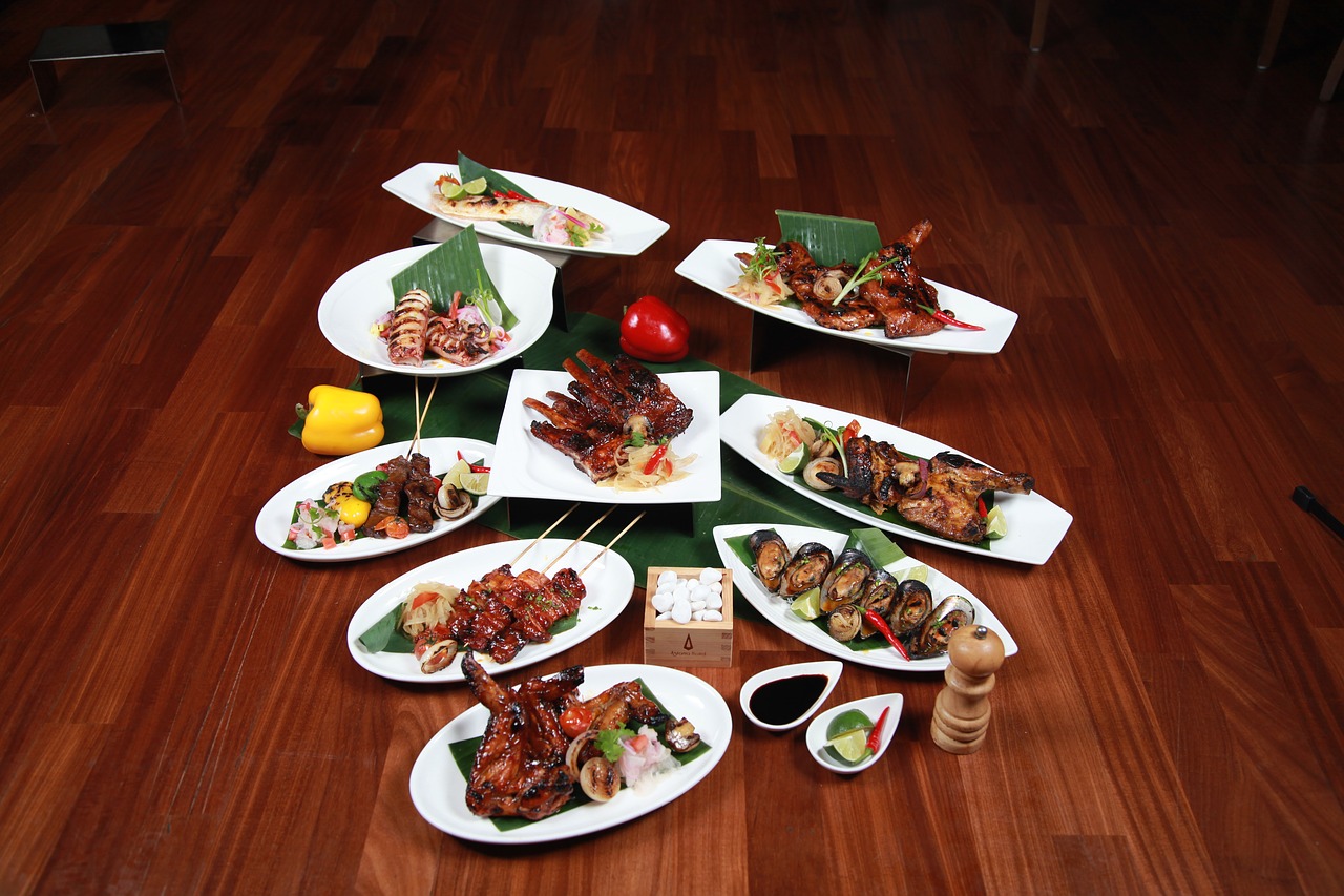 barbecue filipino cuisine pork free photo