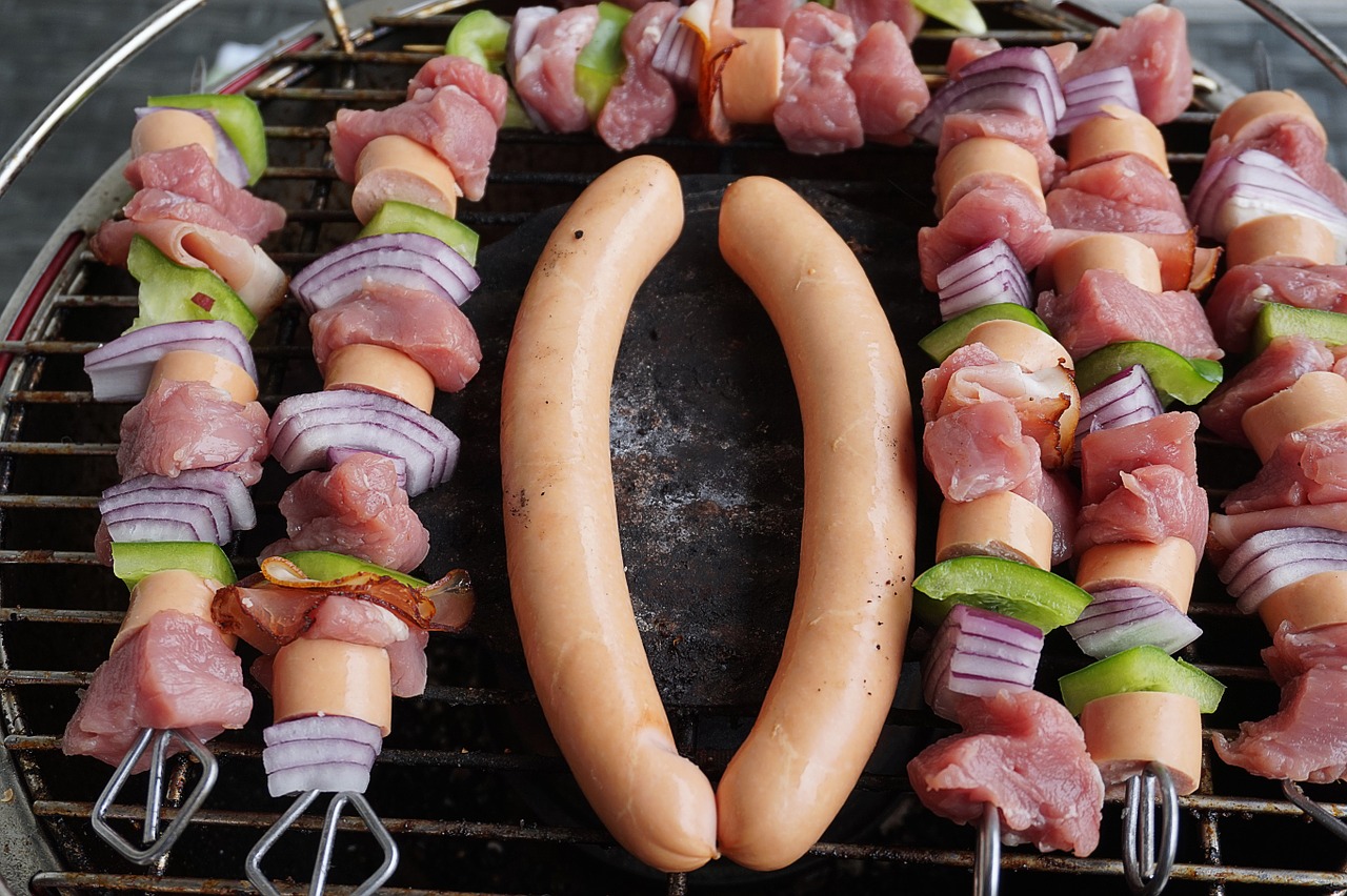 barbecue sausage grill sausage free photo