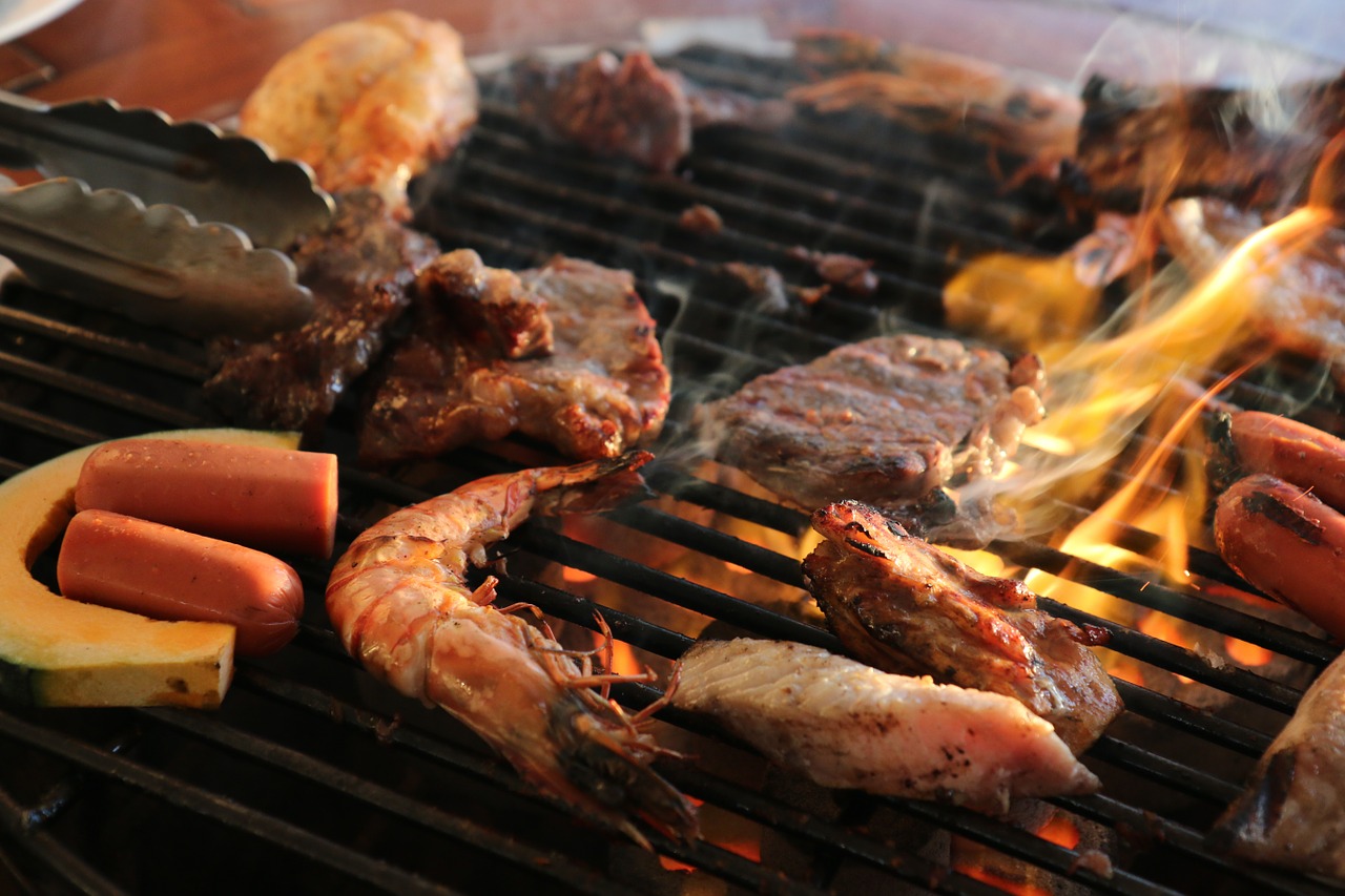 barbecues grill dinner free photo