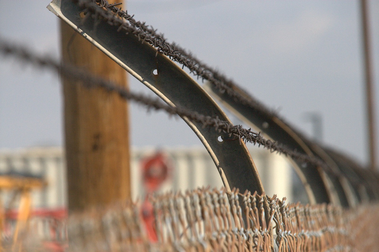 barbed wire industrial wire free photo