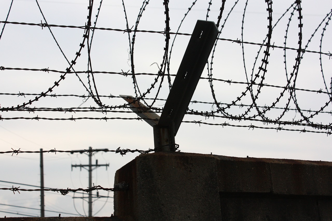 barbed wire  wall  shade free photo