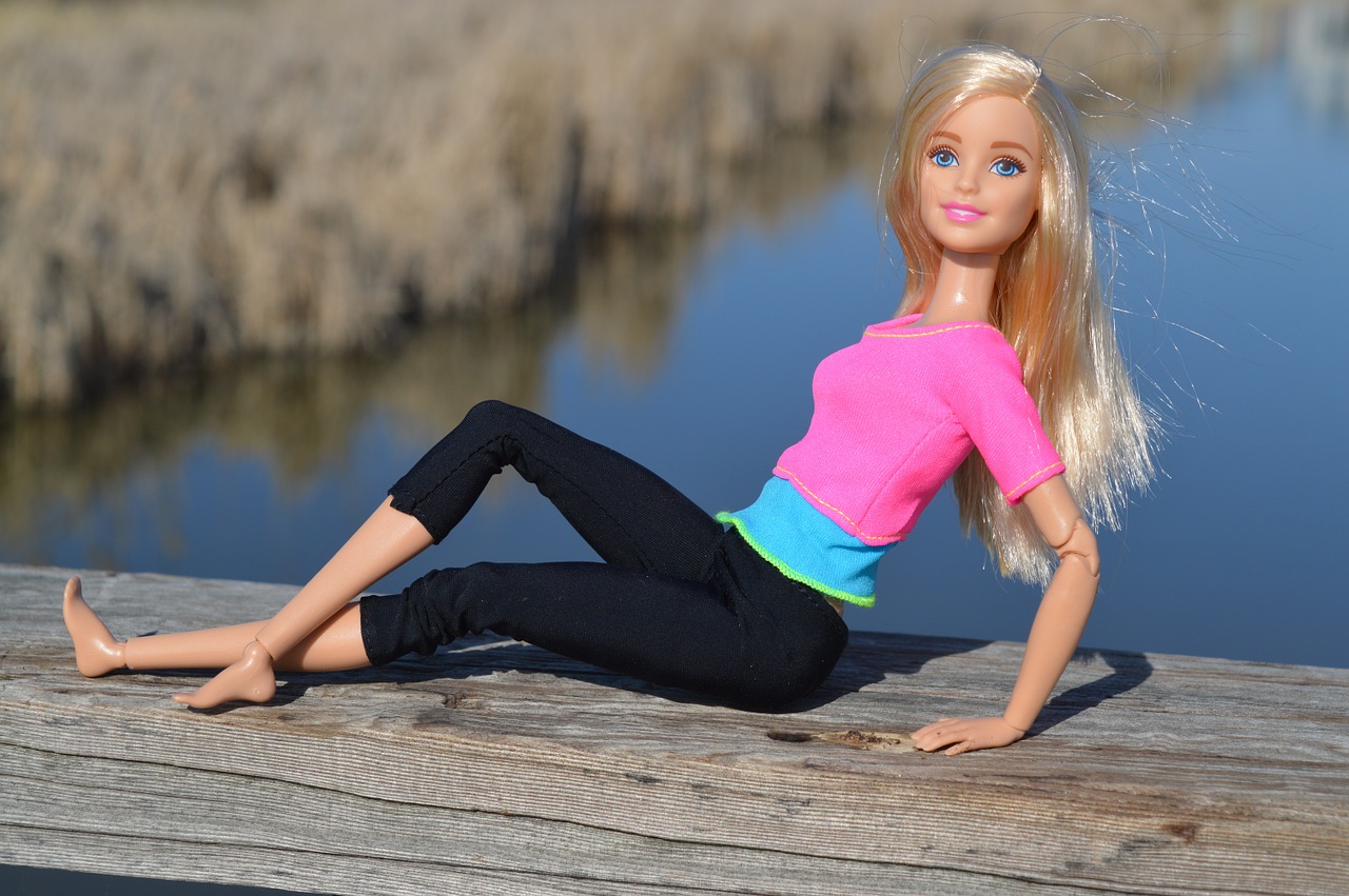 barbie doll posing free photo