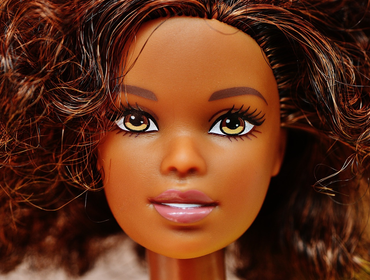 barbie doll face free photo