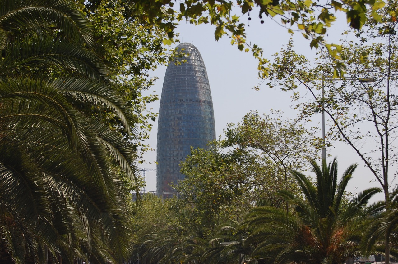 barcelona tower catalonia free photo