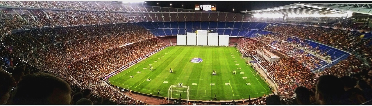 barcelona stadium camp nou free photo