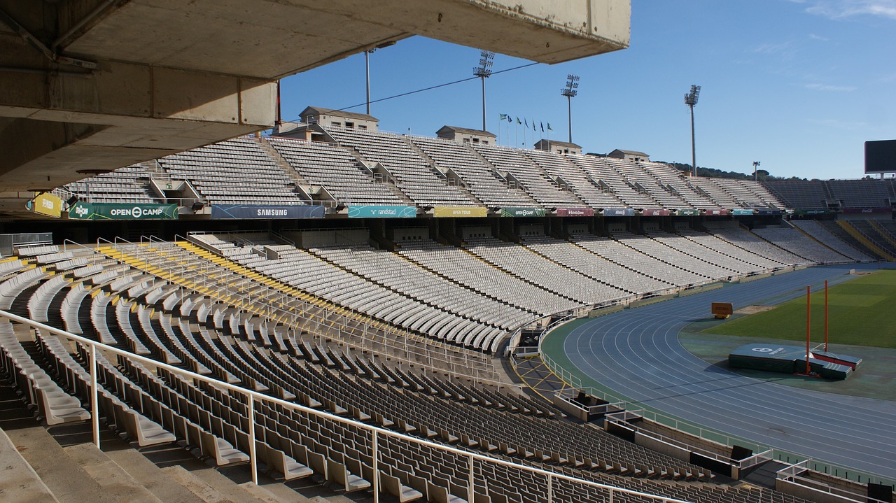 barcelona arena the pitch free photo