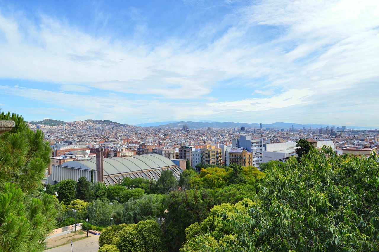 barcelona city city view free photo