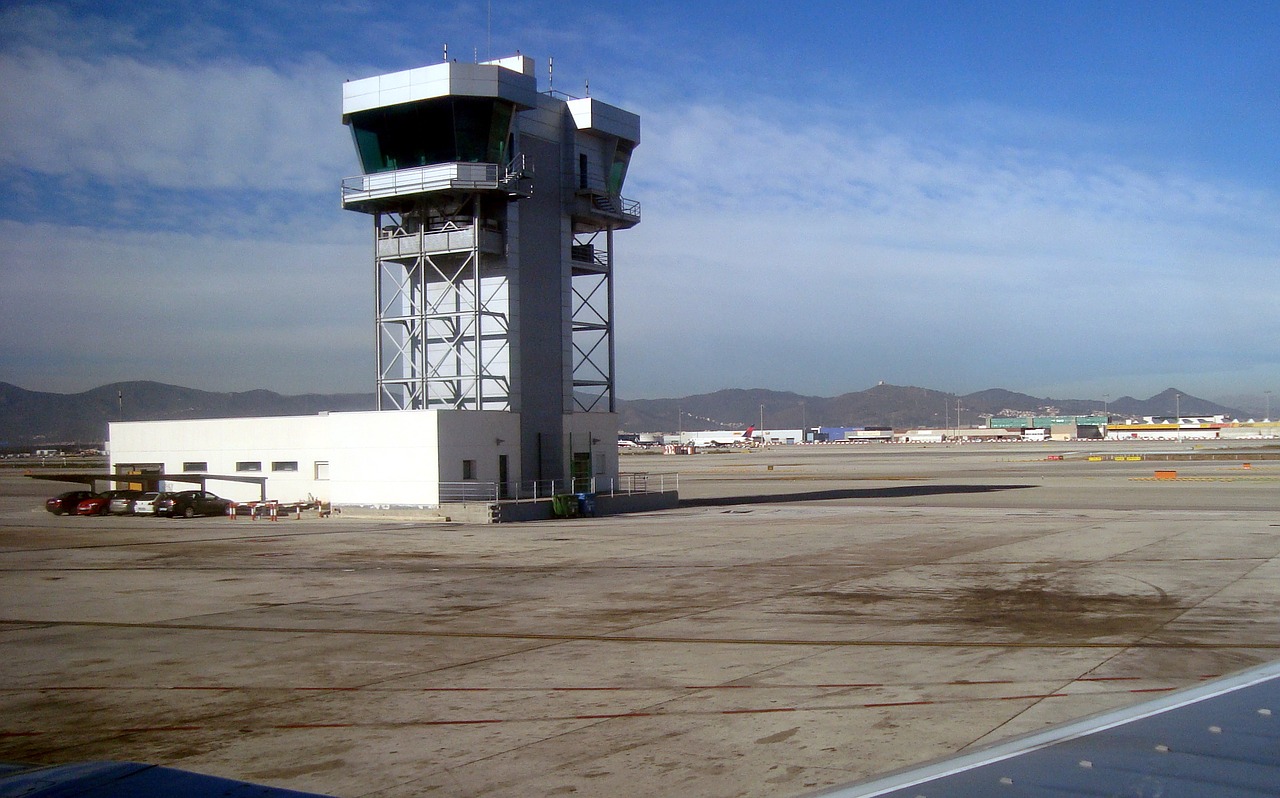 barcelona spain airport free photo