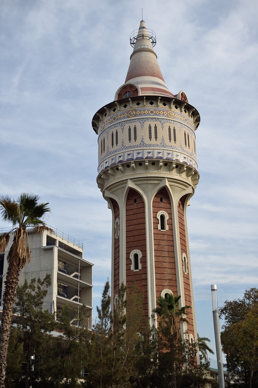 barcelona  torre  spain free photo