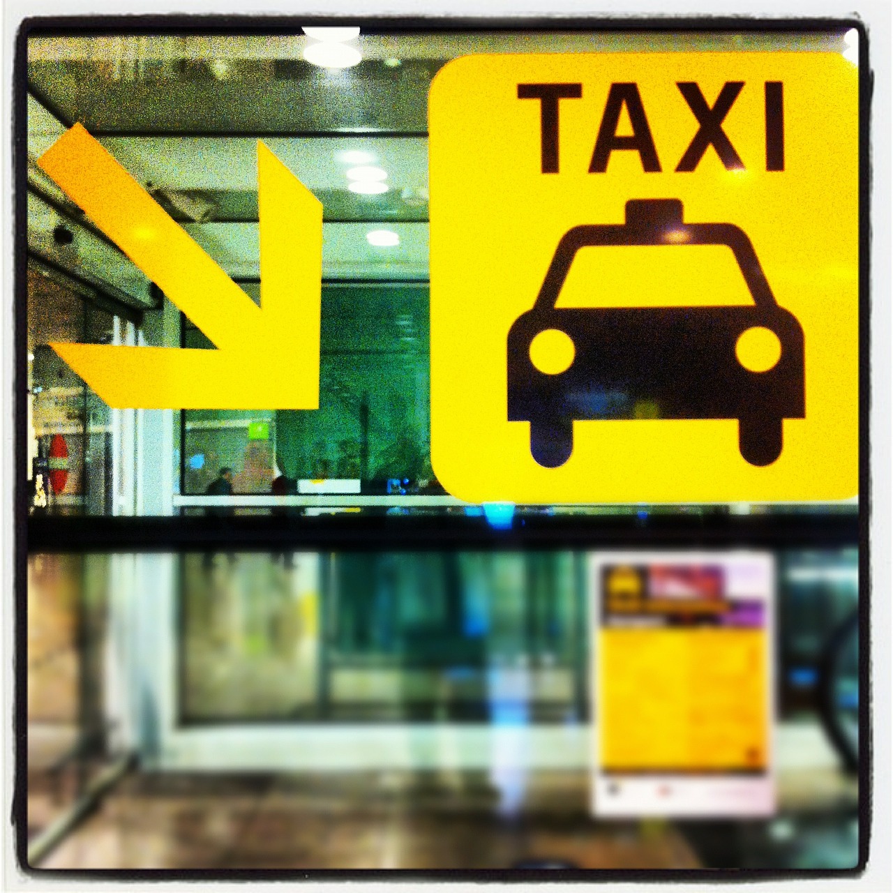 barcelona taxi airport free photo