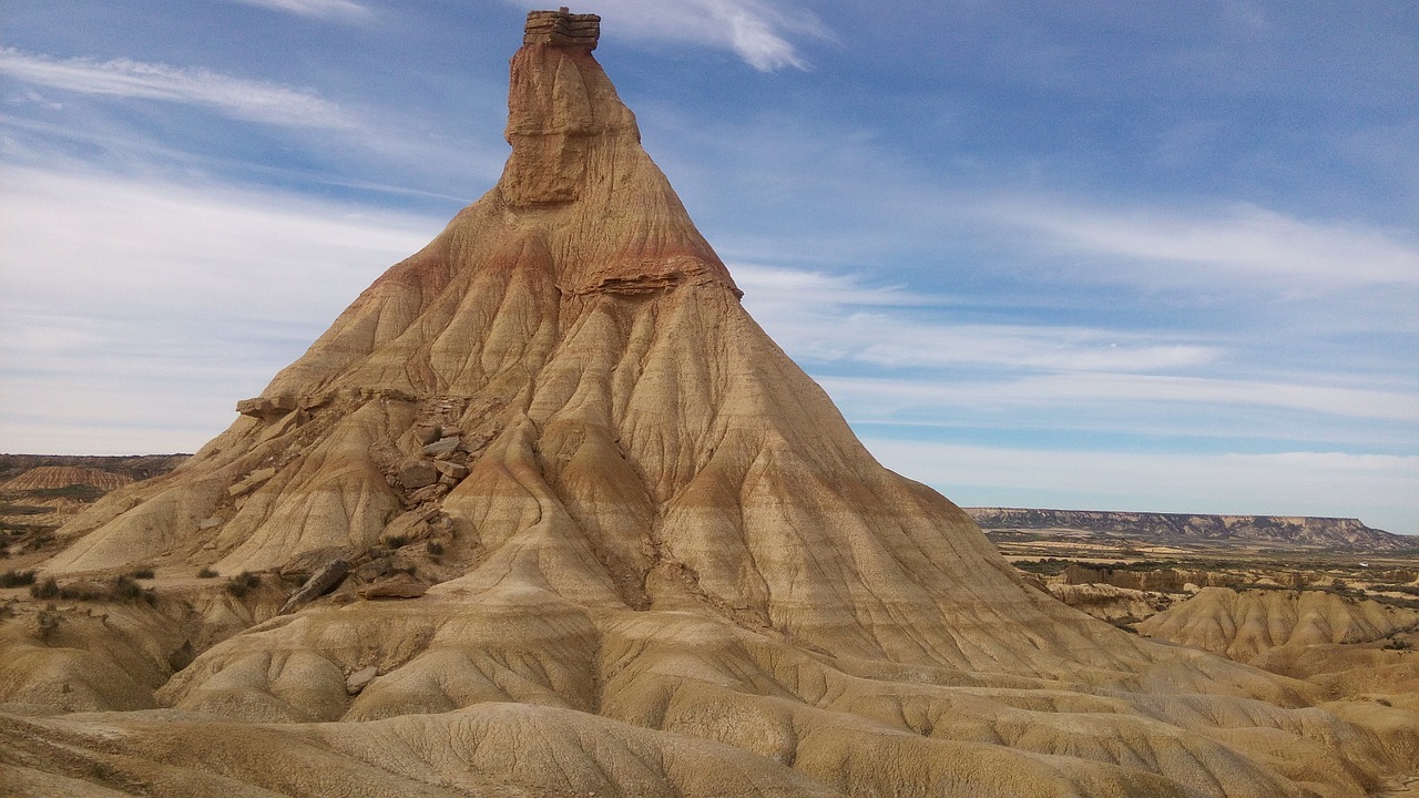 bardenas reales landscape arid free photo