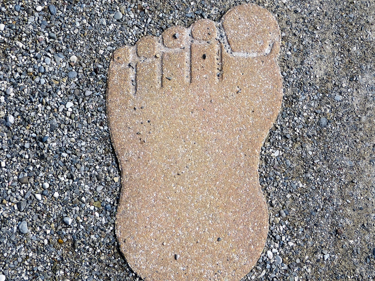 barefoot barefoot trail stone free photo