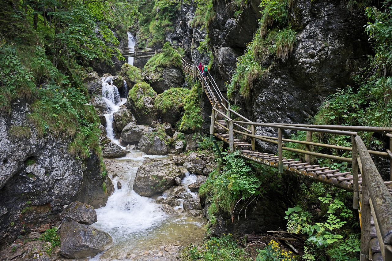 bärenschützklamm waterfall head free photo