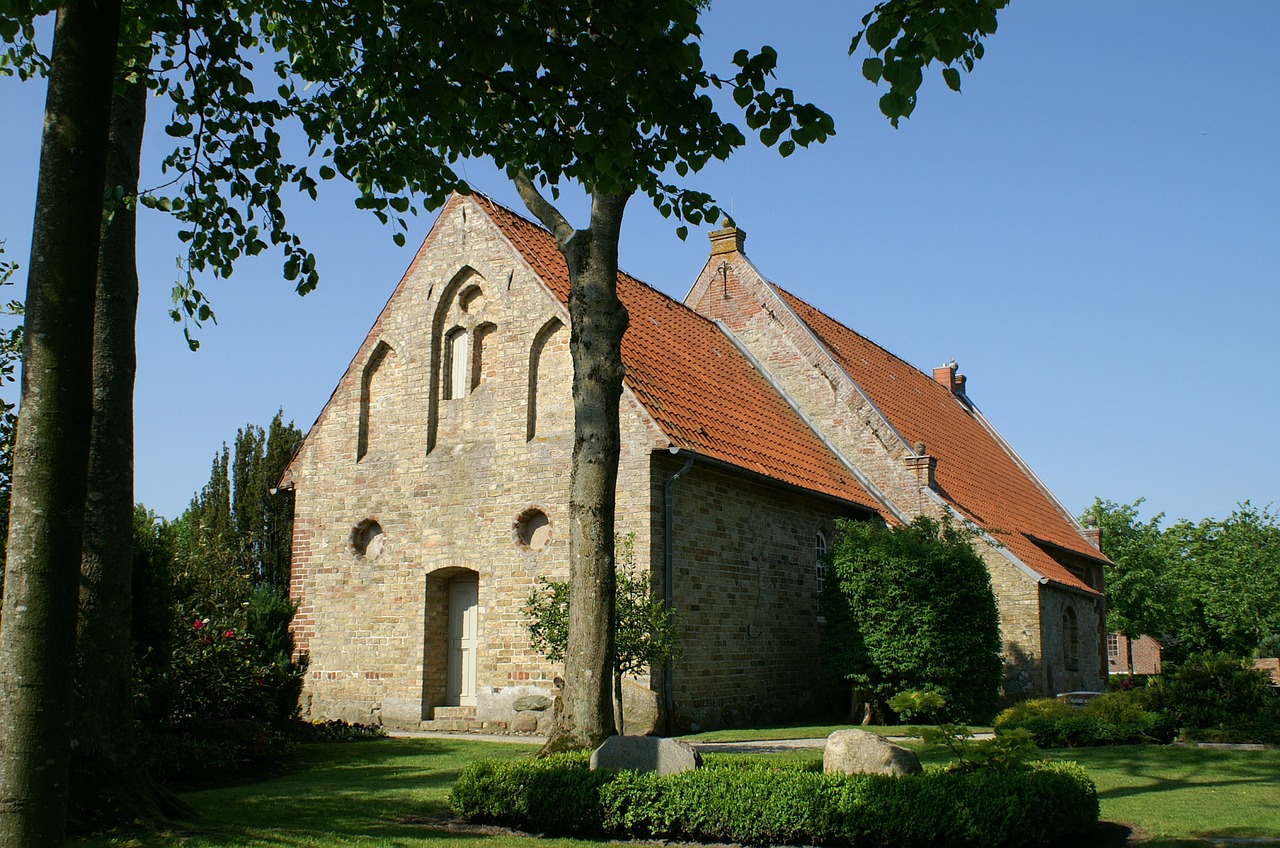 bargum church nordfriesland free photo