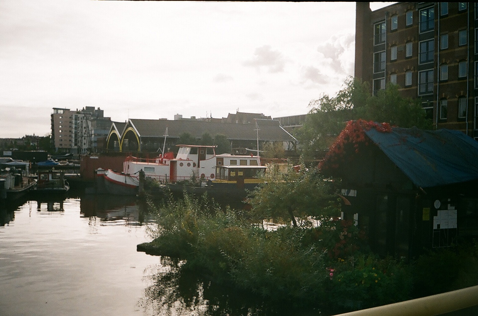 barge amsterdam netherlands free photo