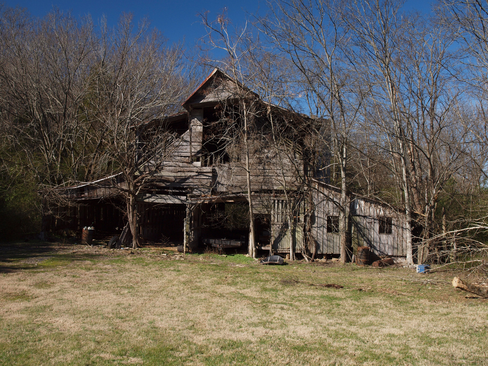 barn wood old free photo