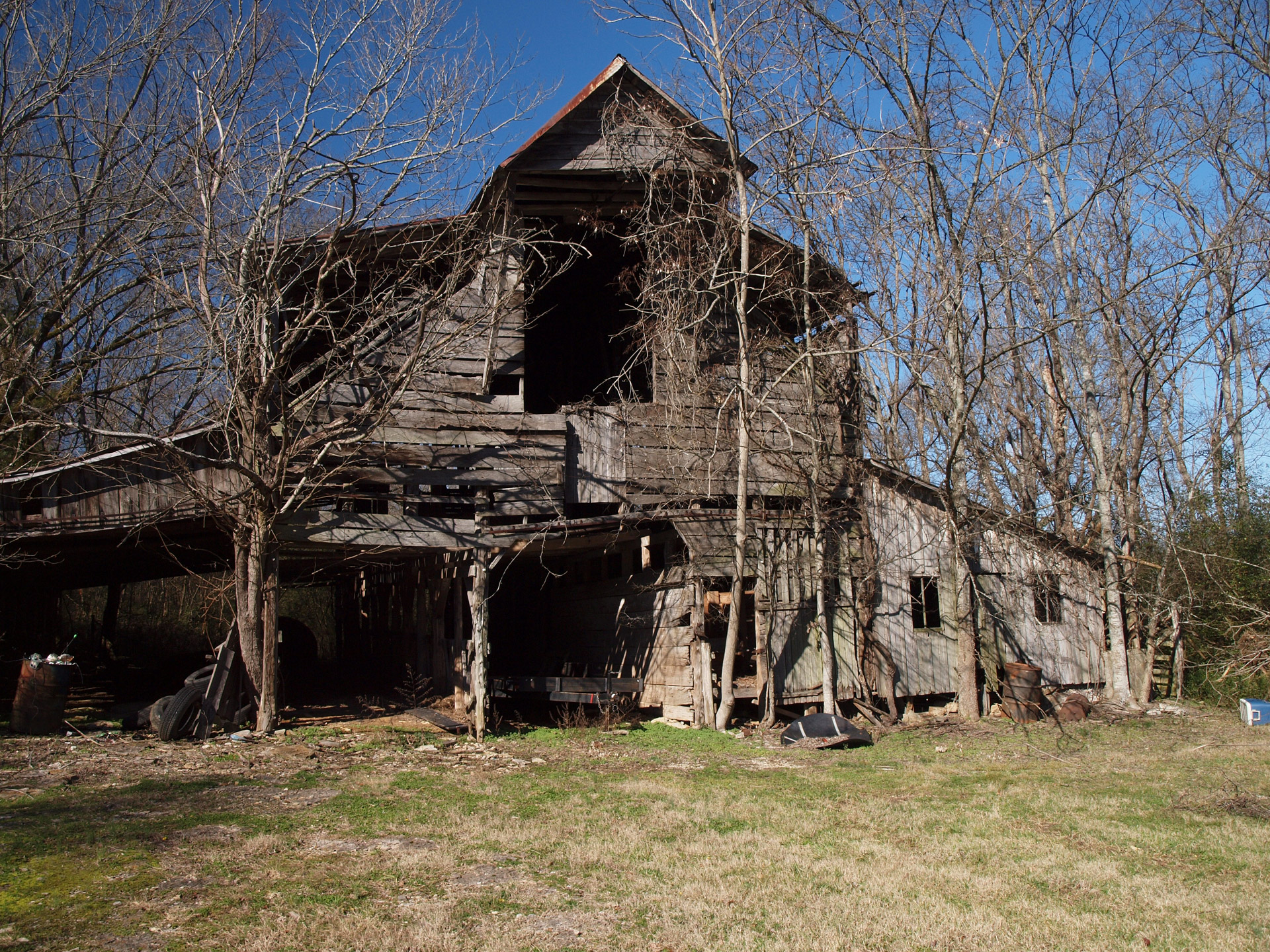 barn wood old free photo