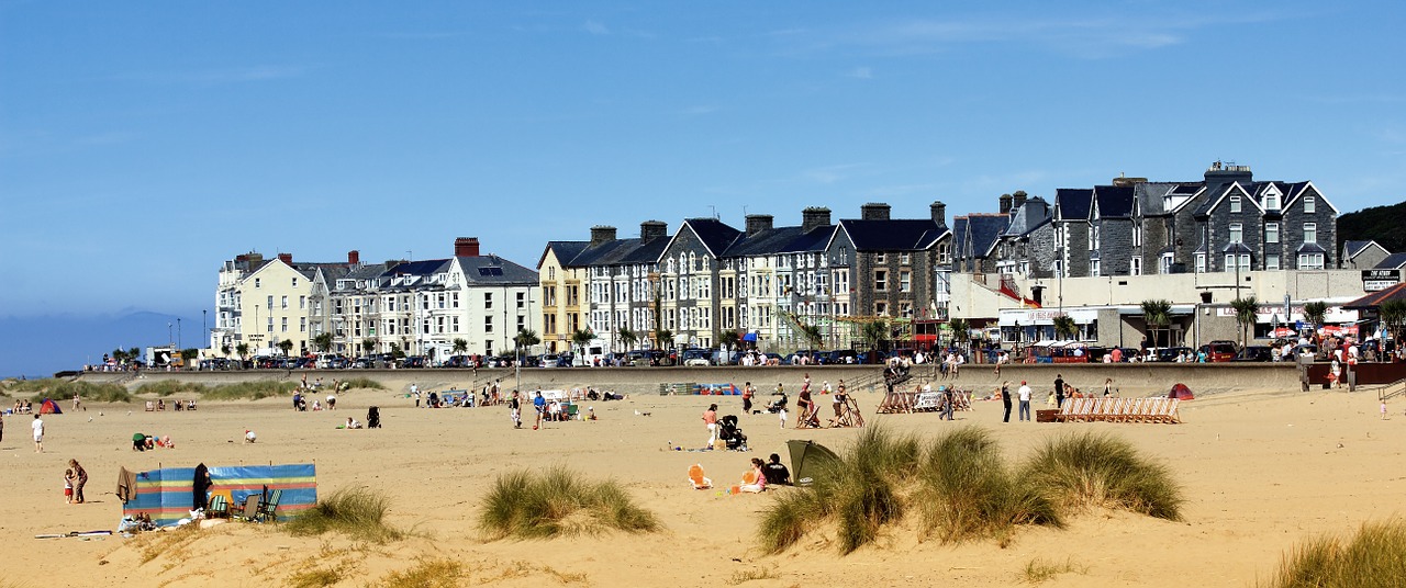 barmouth beach wales free photo