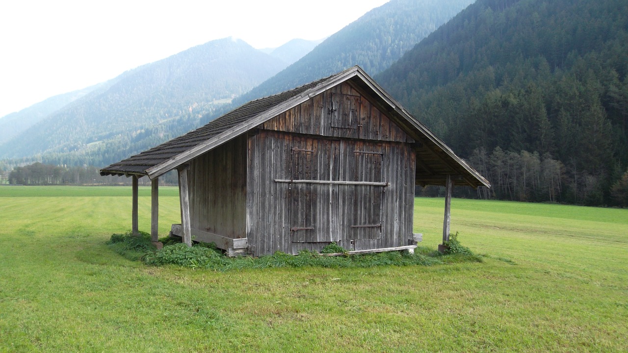 barn scale field barn free photo