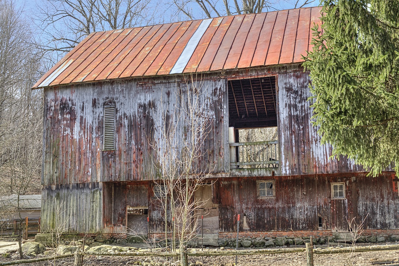 barn rustic abandoned free photo