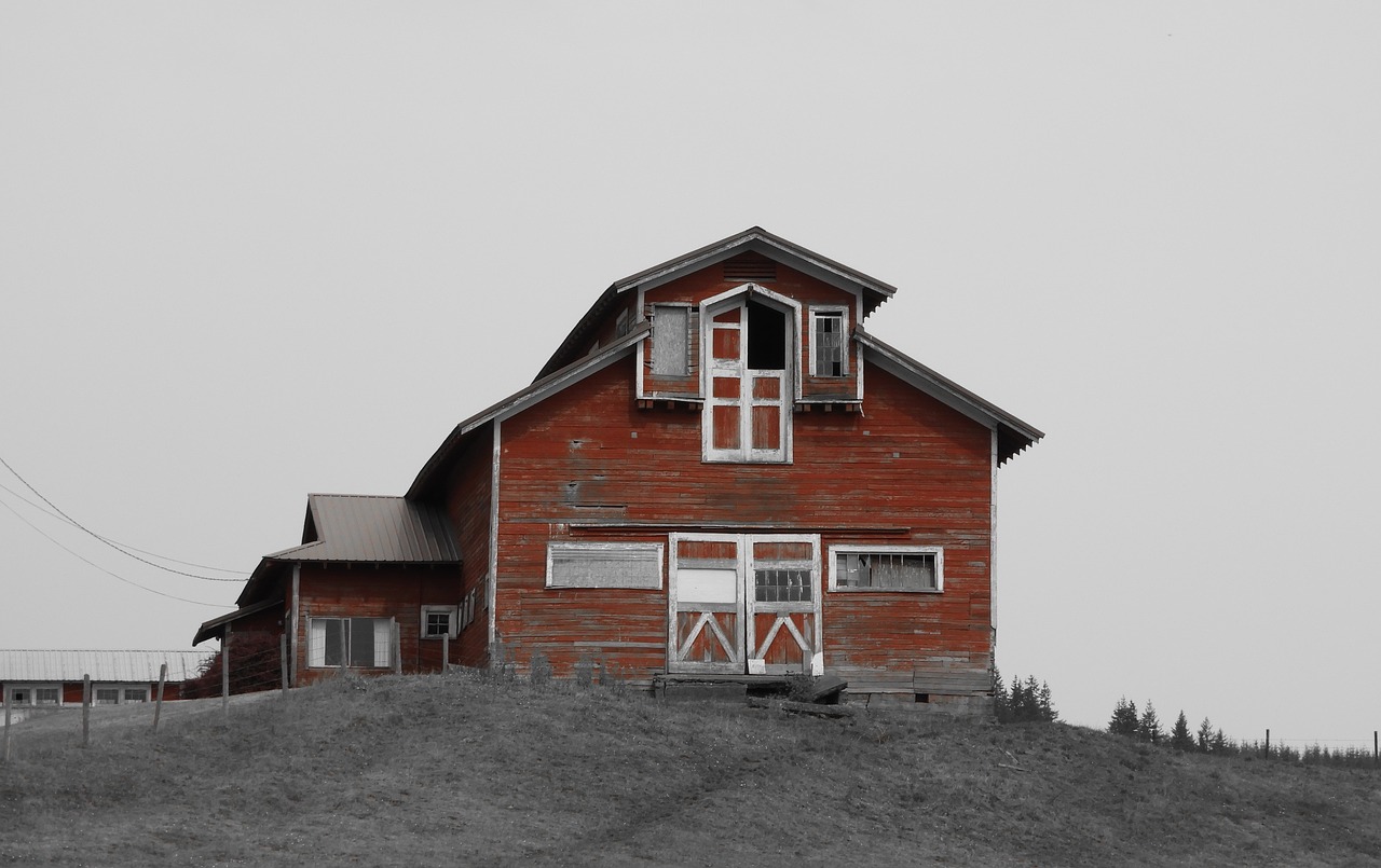 barn red rustic free photo