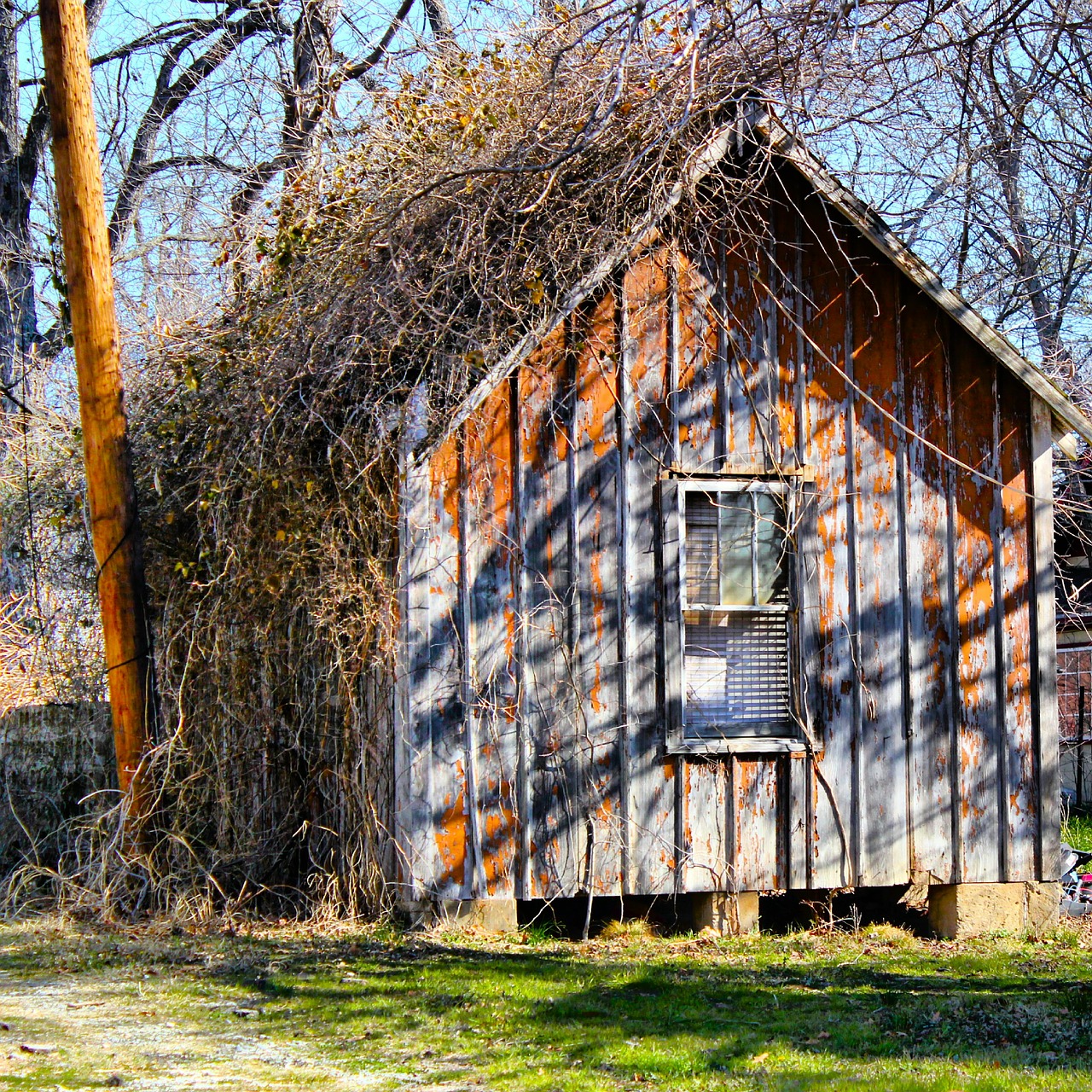 barn farm autumn free photo