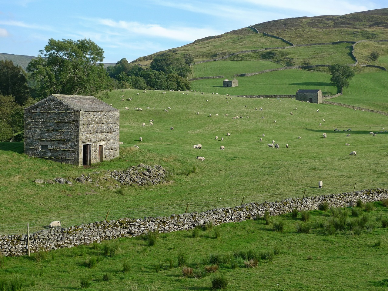 barn stone yorkshire free photo