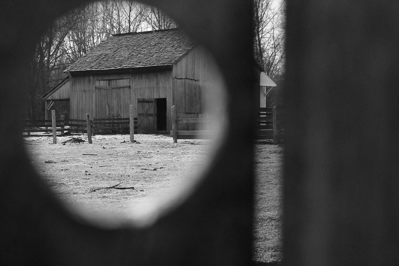 barn fence country free photo