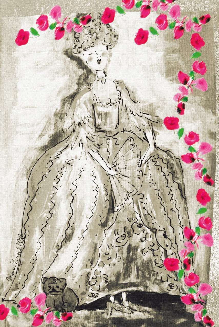 baroque lady historically free photo