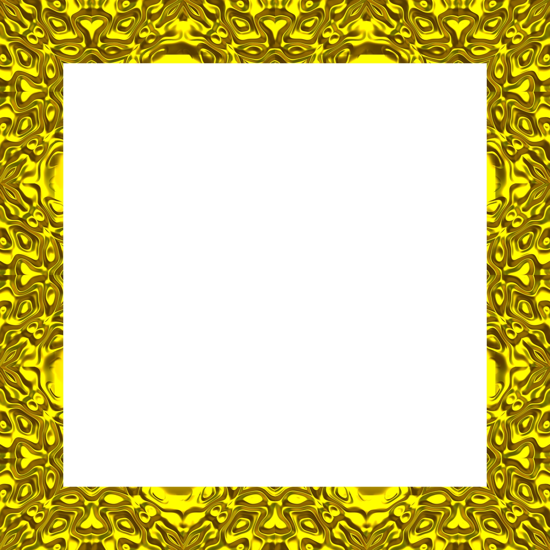 Золотая рамка графическая