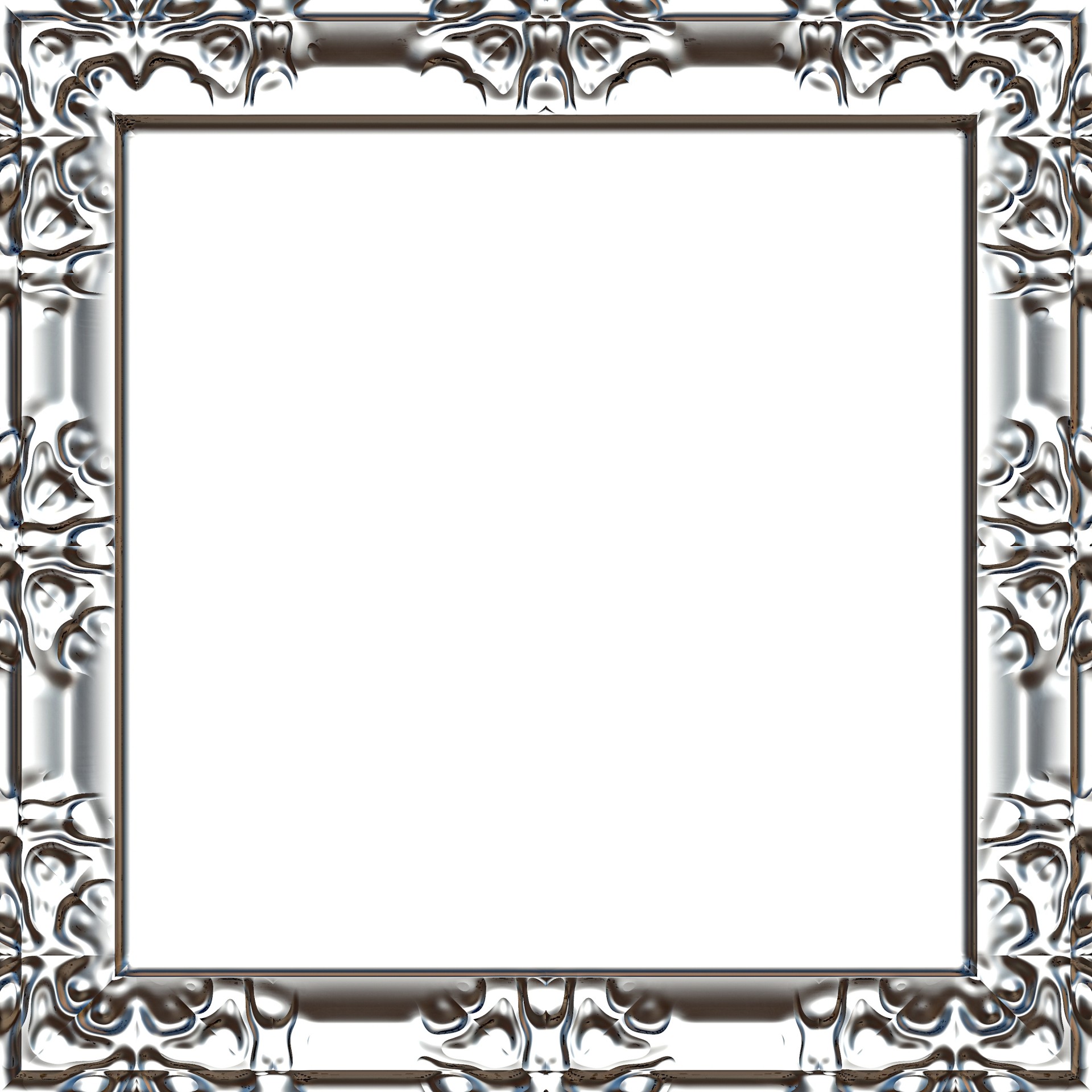 silver frame old free photo