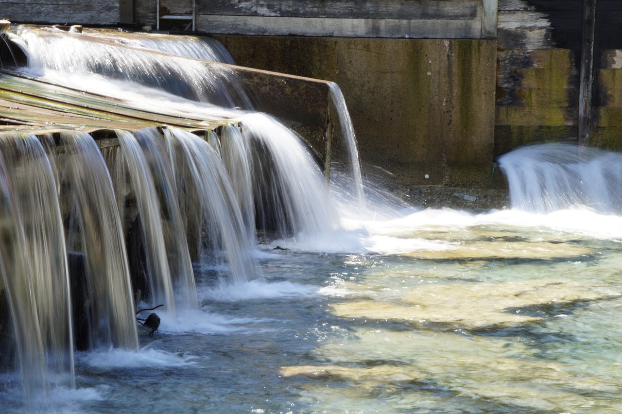 barrage waterworks flow free photo