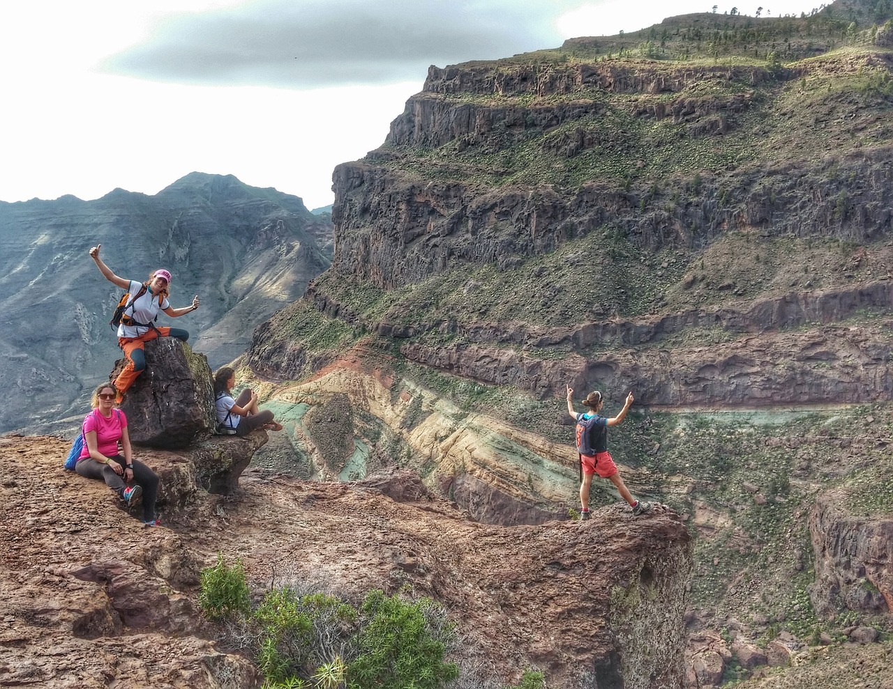 canyon blanket gran canaria hiking free photo