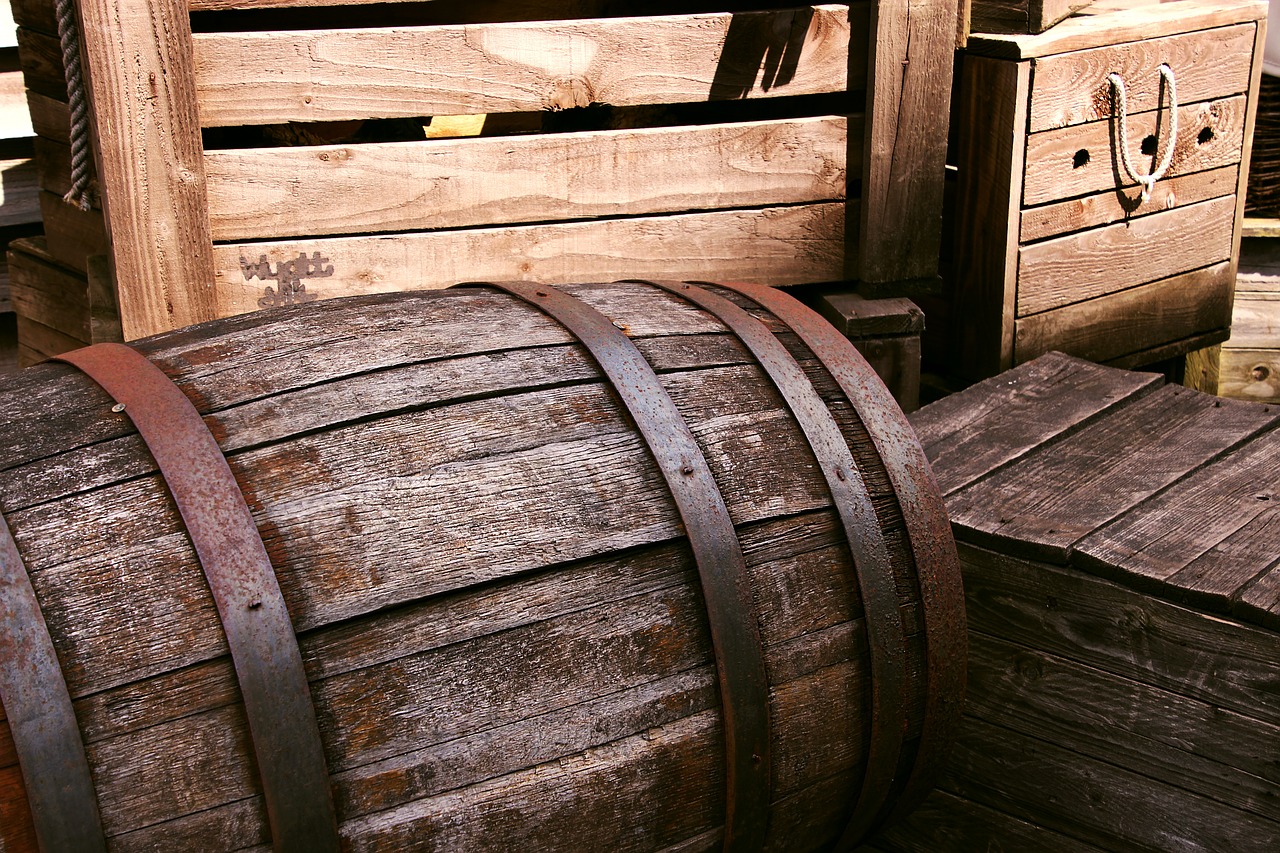 barrel wooden cask free photo
