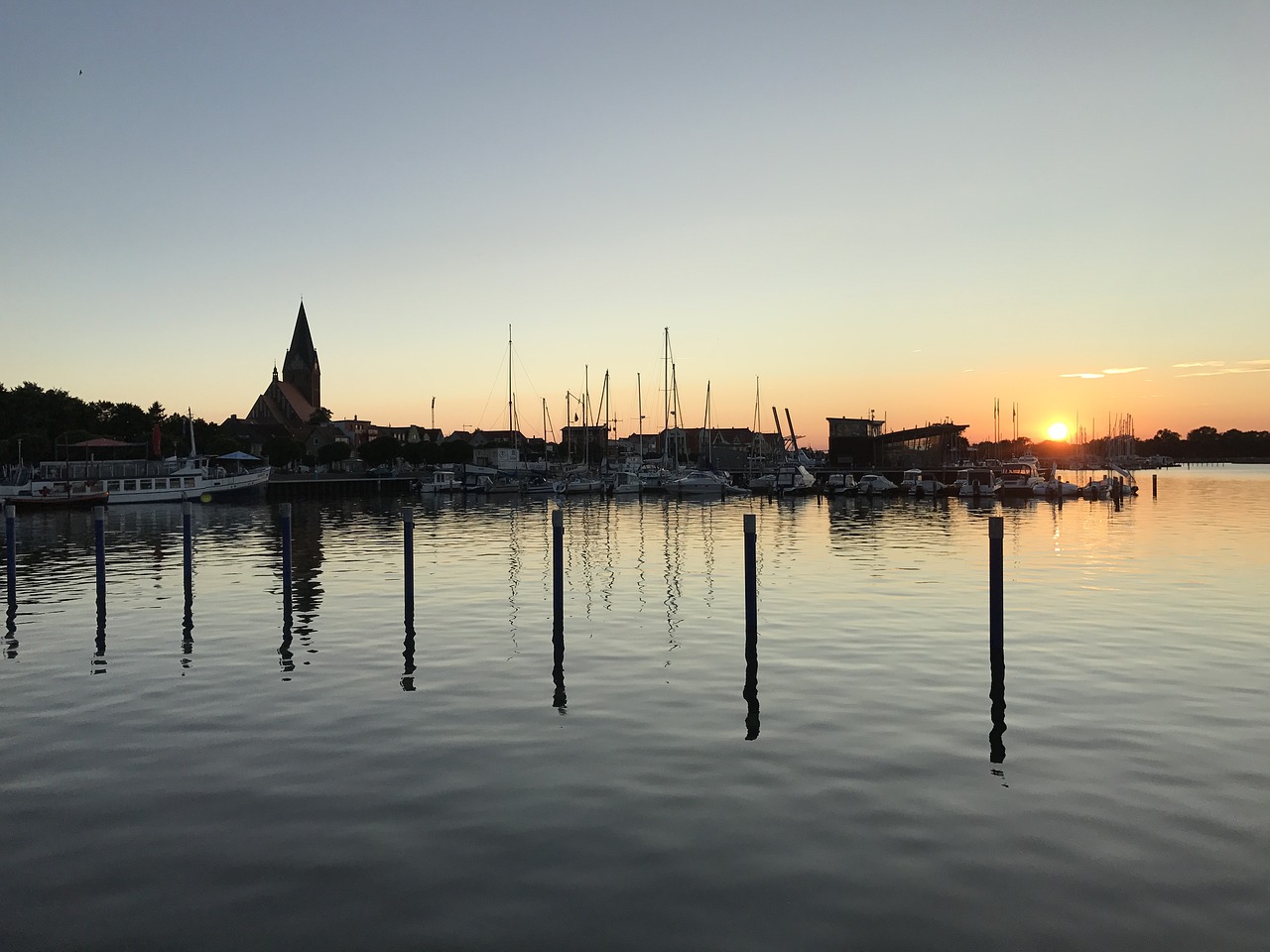 barth bodden abendstimmung free photo