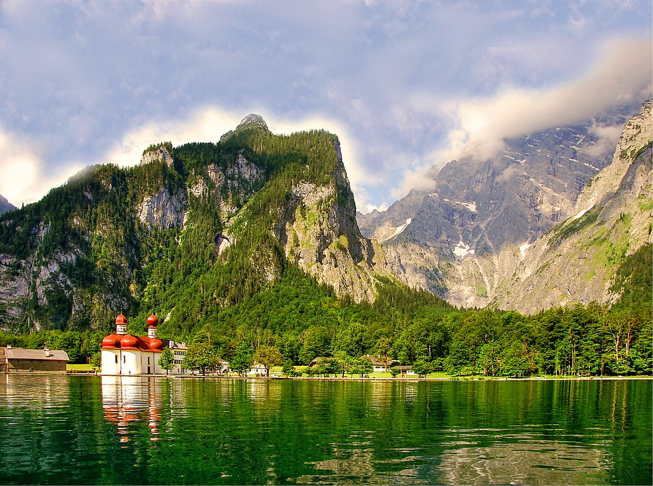 bartholomä st königssee alpine free photo