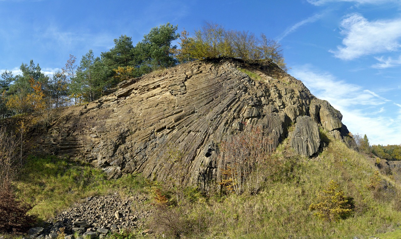basalt rock formation columnar basalt free photo