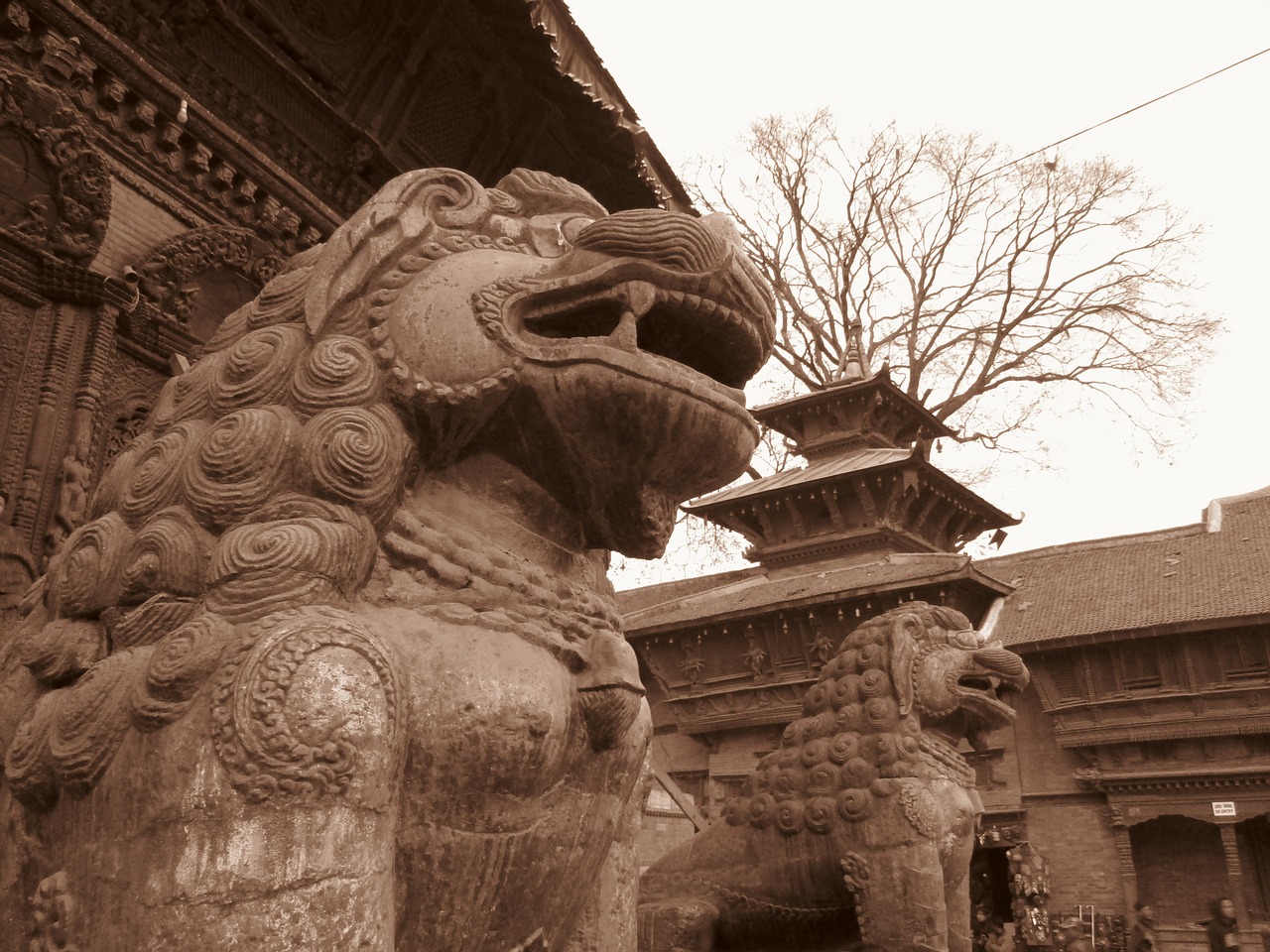 basantapur royal palace architecture free photo