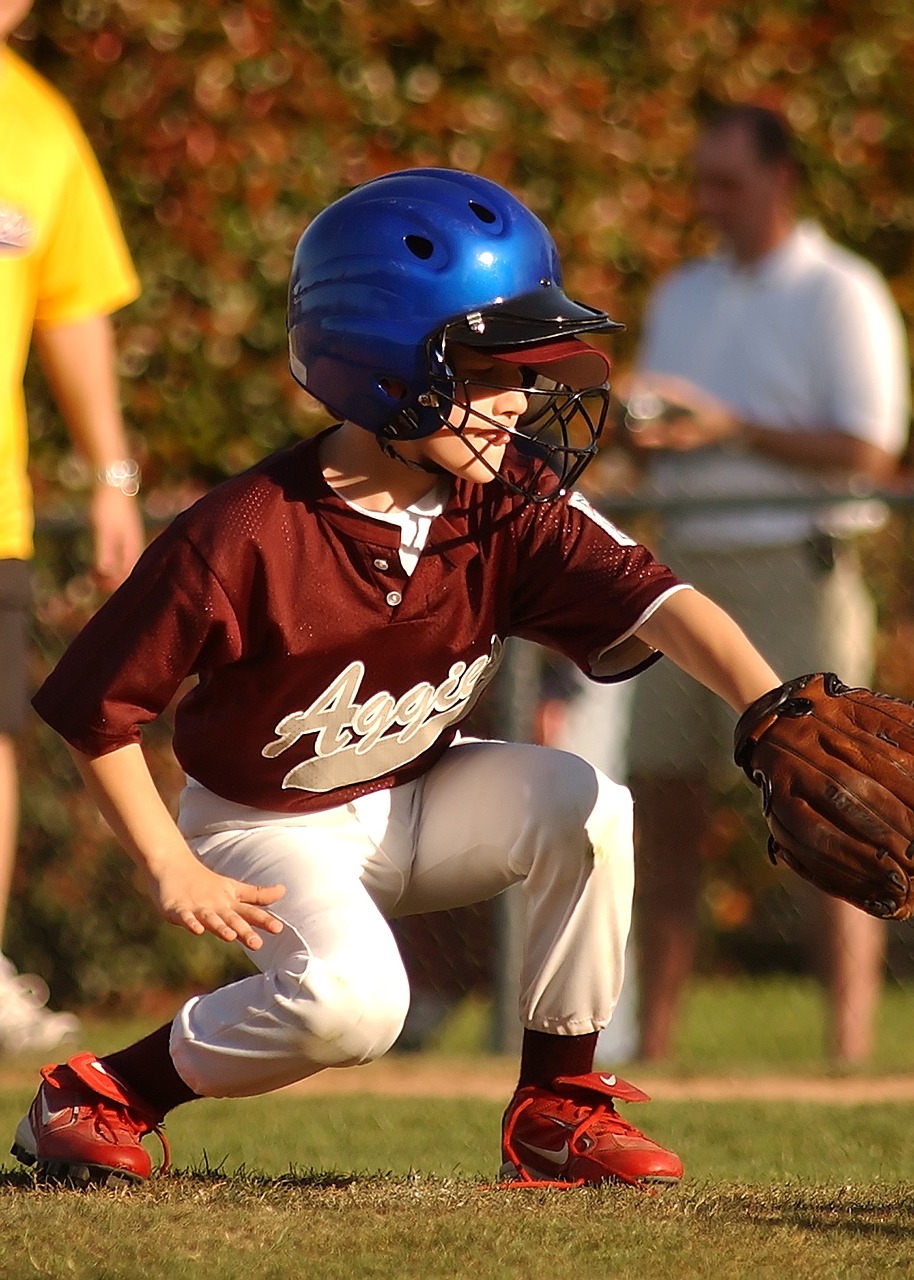 baseball little league player free photo