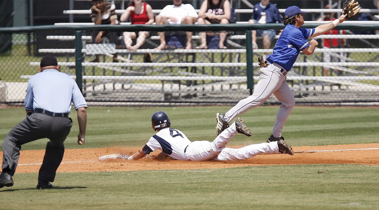 baseball sliding action free photo