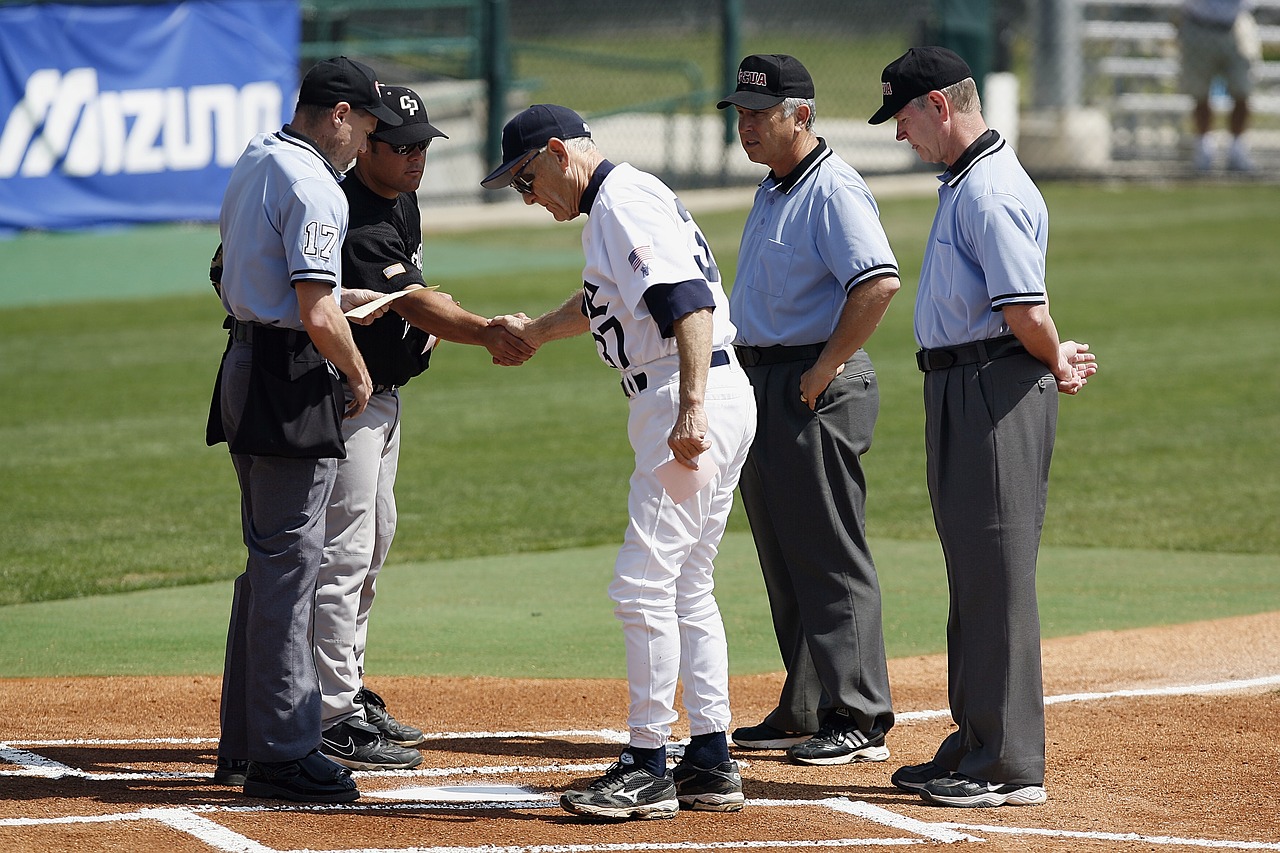 baseball umpires coaches free photo