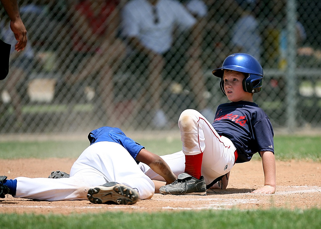 baseball play at the plate players free photo