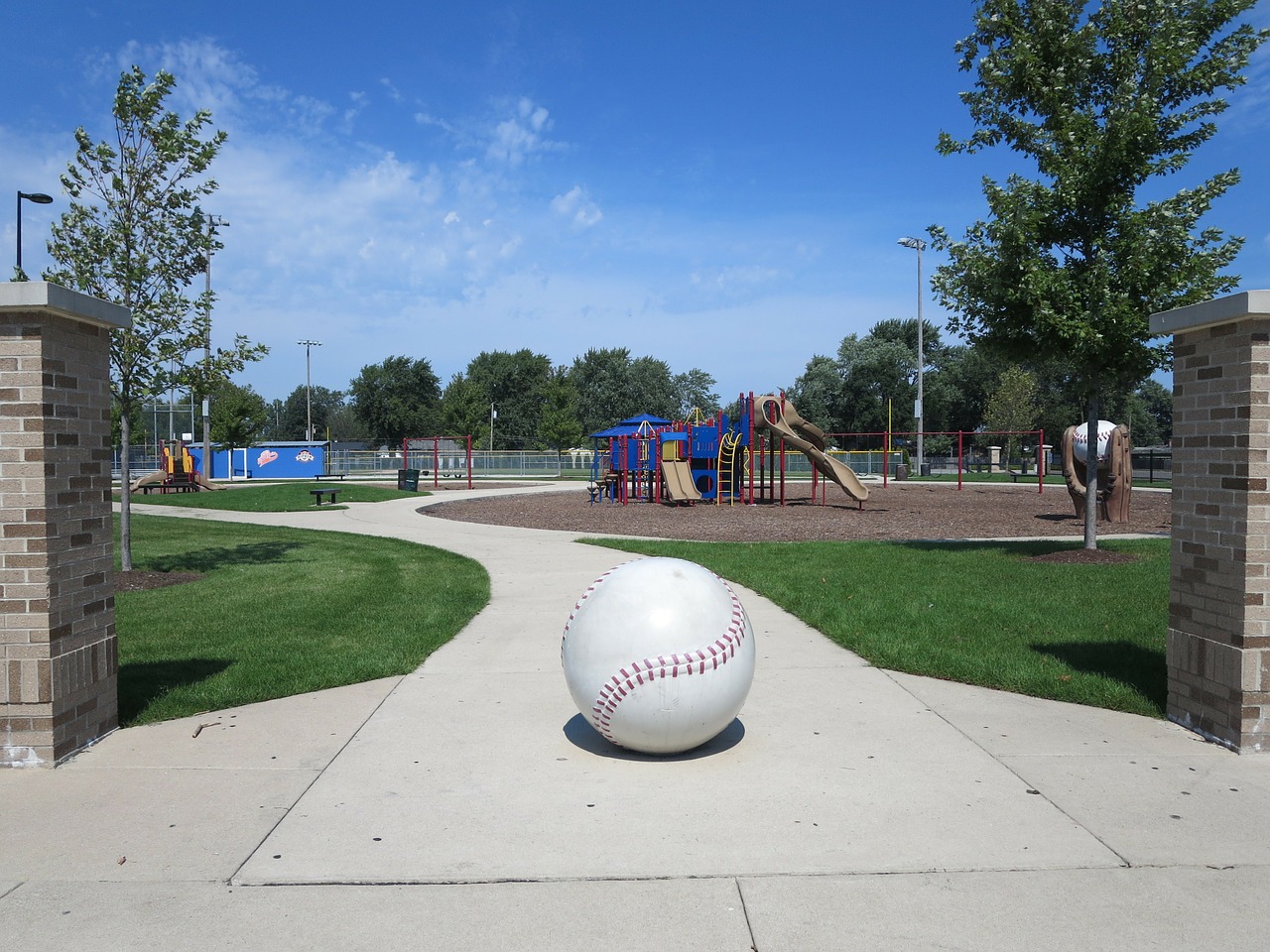 baseball ball park free photo