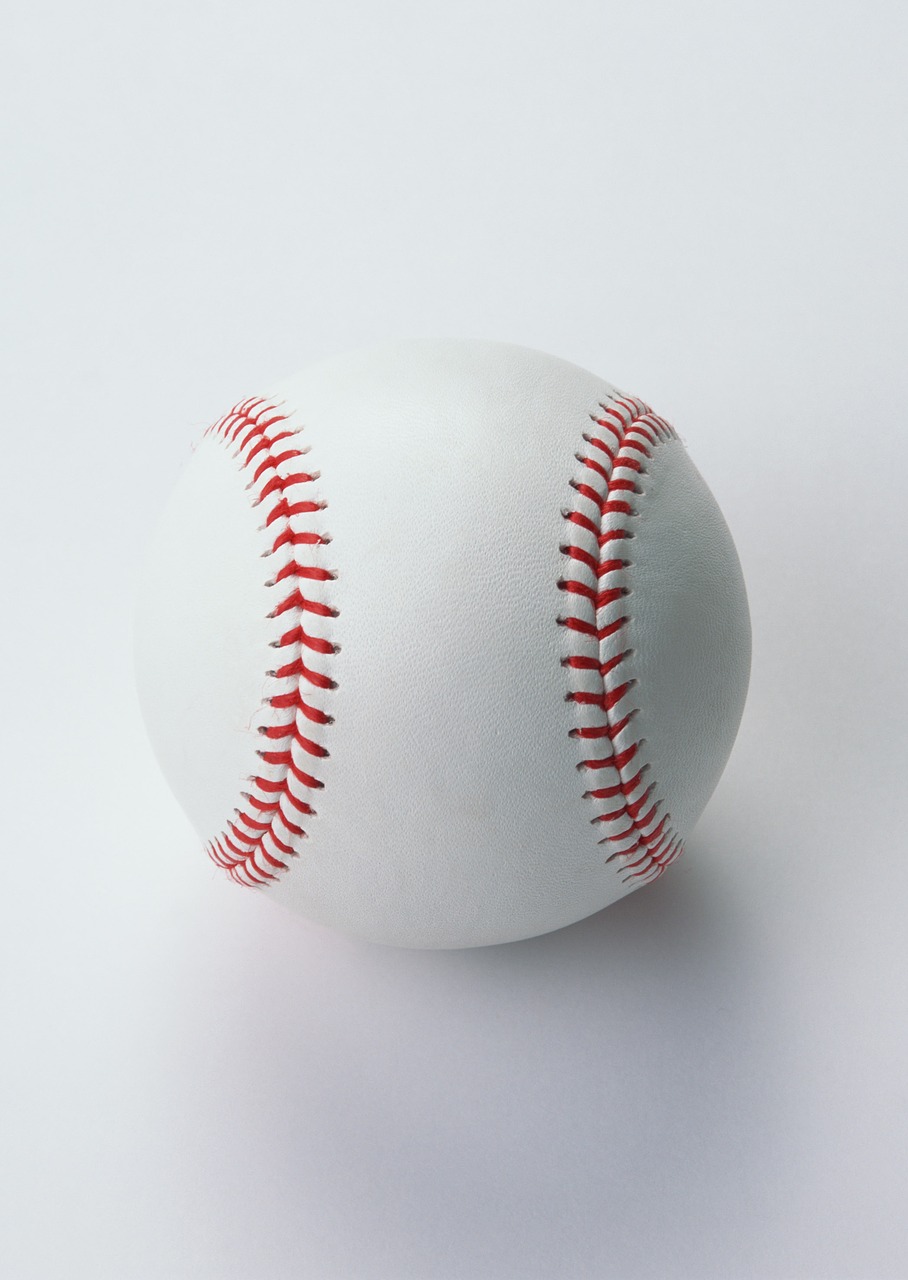 baseball white ball free photo