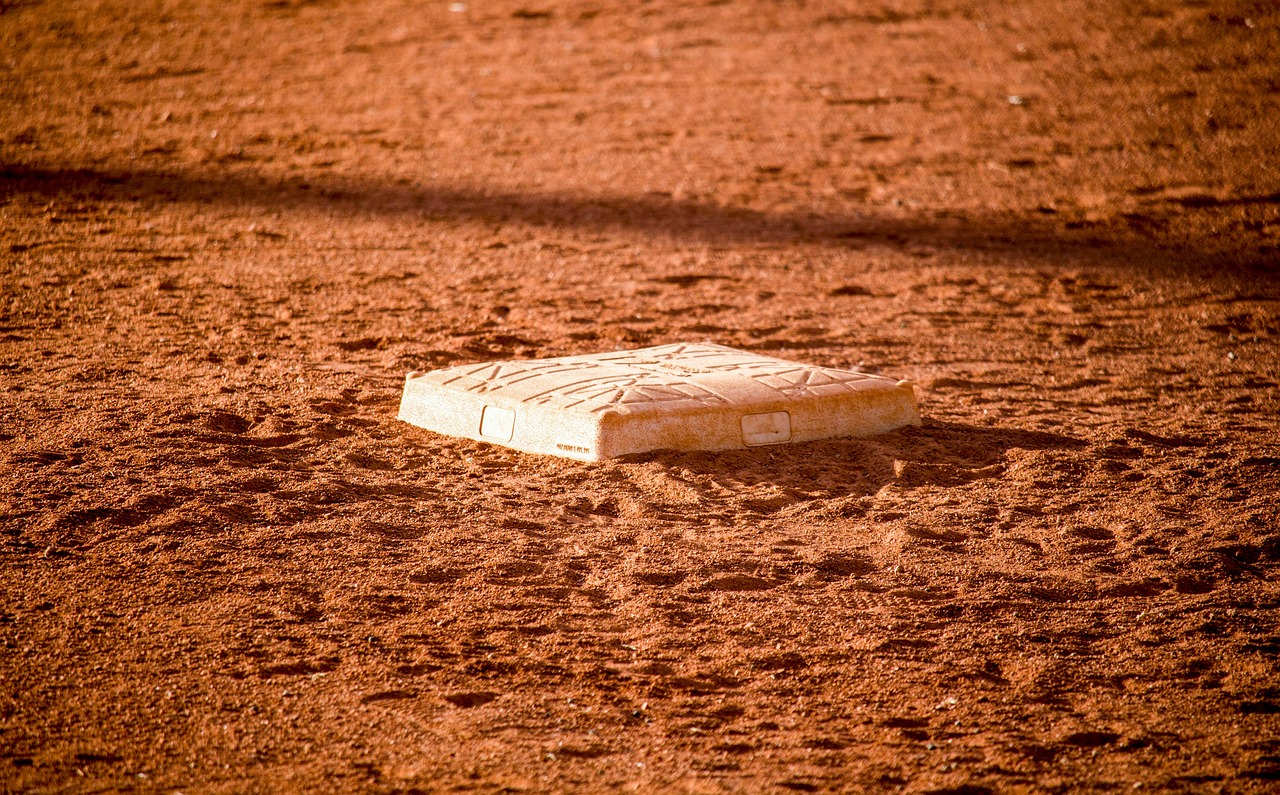 baseball base dirt free photo