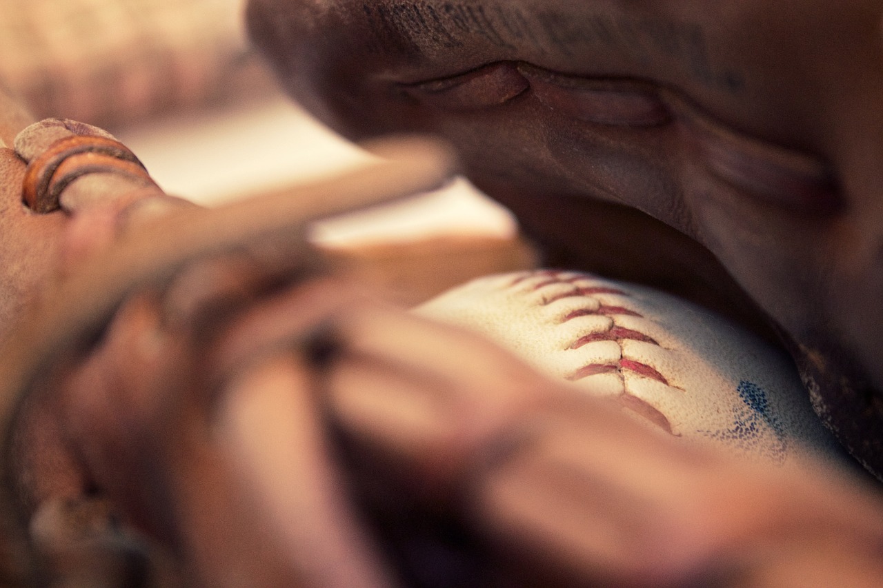 baseball ball baseball glove free photo