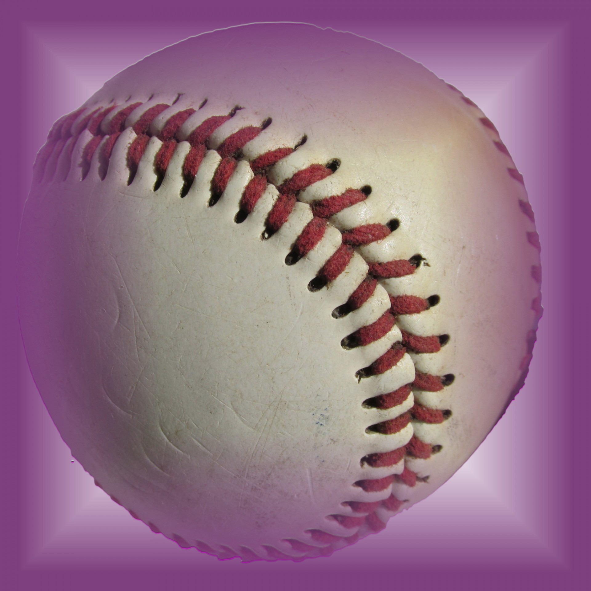 baseball ball violet free photo