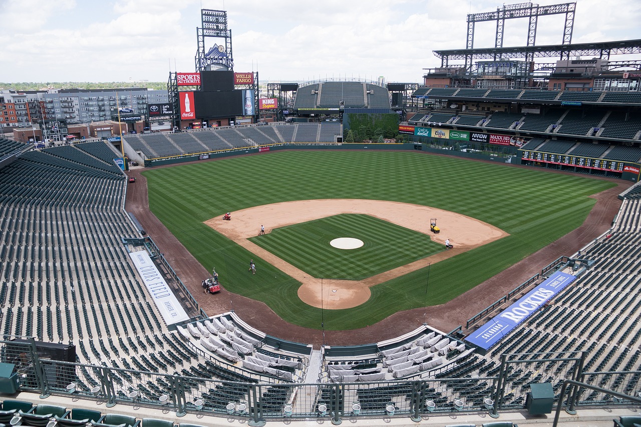 baseball stadium denver coors field free photo