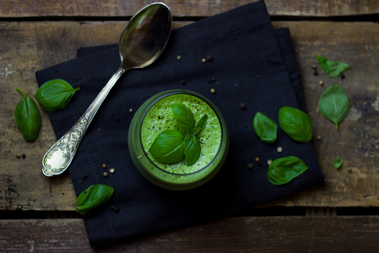 basil soup creamy free photo