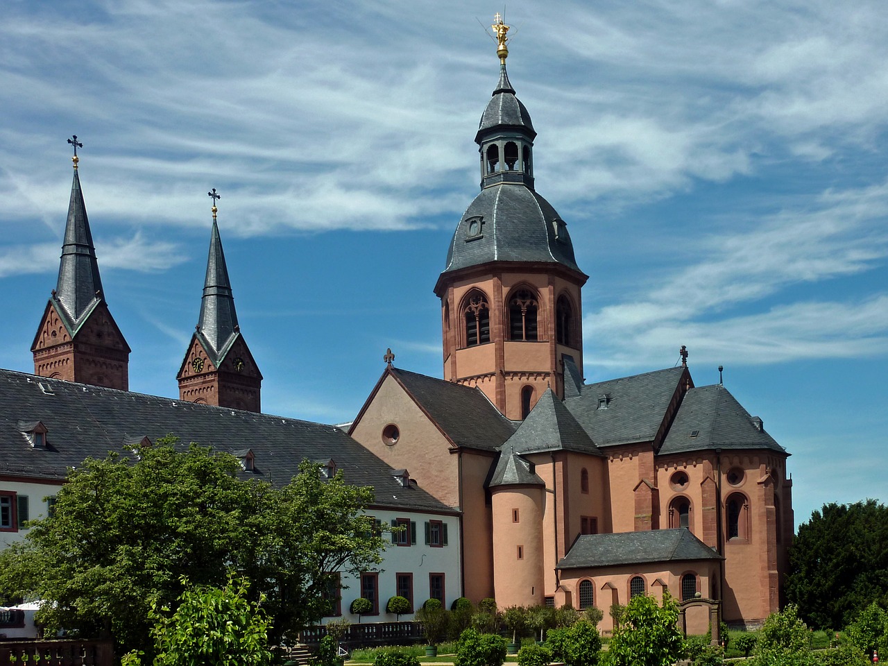 basilica seligenstadt monastery free photo